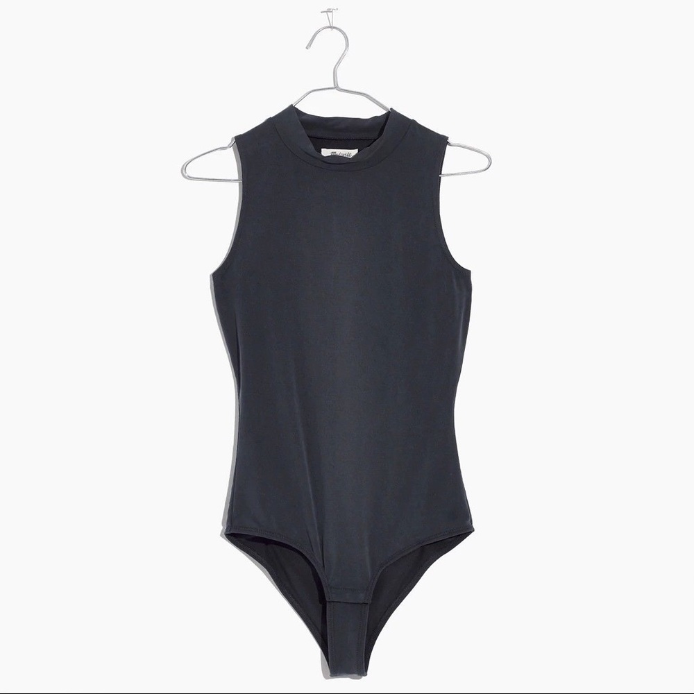 Madewell Sandwash Mockneck Bodysuit